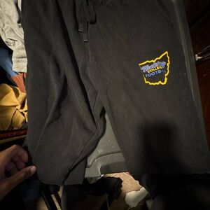 Black Athletic Shorts with Logo